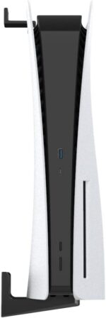 Suporte De Parede Painel Compatível Com Playstation 5 Fat (Preto) - Imagem 6