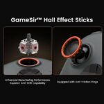 GameSir Nova 2 Lite Controle Sem Fio para PC com Hall Effect nos Analógicos e Gatilhos, 1000Hz 2.4G/Wired, Botões Programáveis – Compatível com PC, Switch, Steam, Android (Branco) - Imagem 4