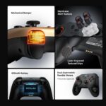 GameSir Nova 2 Lite Controle Sem Fio para PC com Hall Effect nos Analógicos e Gatilhos, 1000Hz 2.4G/Wired, Botões Programáveis – Compatível com PC, Switch, Steam, Android (Branco) - Imagem 9