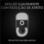 Mouse Gamer Sem Fio Logitech G PRO X SUPERLIGHT com Tecnologia LIGHTSPEED, Ultraleve 63g, 5 Botões Programáveis, Sensor HERO 25K e Bateria Recarregável - Compatível com POWERPLAY - Preto - Imagem 6