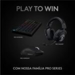Mouse Gamer Sem Fio Logitech G PRO X SUPERLIGHT com Tecnologia LIGHTSPEED, Ultraleve 63g, 5 Botões Programáveis, Sensor HERO 25K e Bateria Recarregável - Compatível com POWERPLAY - Preto - Imagem 9