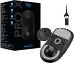 Mouse Gamer Sem Fio Logitech G PRO X SUPERLIGHT com Tecnologia LIGHTSPEED, Ultraleve 63g, 5 Botões Programáveis, Sensor HERO 25K e Bateria Recarregável - Compatível com POWERPLAY - Preto - Imagem 10