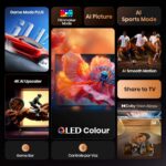 Hisense Smart TV UHD 4K QLED 50" Polegadas 50Q6QV com HDR10+, Dolby Atmos, Sports Mode, Game Mode Plus e Compatível com Alexa - Imagem 3