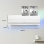 Ar Condicionado Split HQ Hi Wall Inverter 9.000 BTU/h Frio Monofásico Branco VIHT9KCO3S2S13-220V - Imagem 4
