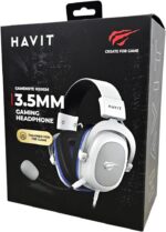 Headset Gamer Havit Gamenote H2002d Mic Removível Branco - Imagem 5