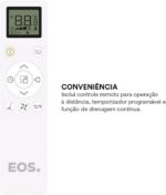 Ar-condicionado Portátil Inverter 14000 Btus Eos Slim Quente e Frio Eap14iqf 110v - Imagem 3