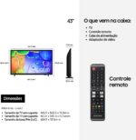 Vision AI TV 65" QLED Ultra 4K QEF1 + Smart TV 43" QLED Full HD - Imagem 8