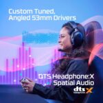 Headset Wireless HyperX Cloud III - Gamer para PC, PS5, PS4, Bateria de até 120h, 2,4 GHz, Drivers 53mm, Espuma Viscoelástica, Estrutura Durável, Microfone 10mm, Vermelho e Preto (77Z46AA) - Imagem 4
