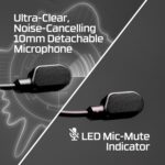 Headset Wireless HyperX Cloud III - Gamer para PC, PS5, PS4, Bateria de até 120h, 2,4 GHz, Drivers 53mm, Espuma Viscoelástica, Estrutura Durável, Microfone 10mm, Vermelho e Preto (77Z46AA) - Imagem 5