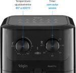 Fritadeira Elétrica Air Fryer Quad Fry Elgin – 4,2 L, 1400W - Imagem 4