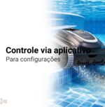 Aspirador Robô para Piscina Korp 80 Wi-Fi Limpeza Automática - Imagem 2