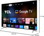 TCL QLED TV 55” C635 4K UHD Google TV, 120Hz-DLG, DOLBY VISION+ATMOS, Onkyo, com Wifi dual band e Bluetooth integrados, Comando de voz à distância, Google Assistant e design sem bordas - Imagem 7