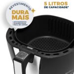Fritadeira Air Fryer 5L Britânia BFR40PI Preta 127V - Imagem 8