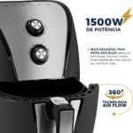 Fritadeira Air Fryer 5L Britânia BFR40PI Preta 127V - Imagem 9