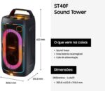 Samsung Combo Super Big Smart TV 85” Crystal UHD 4K U8100F + Sound Tower MX ST40F 160W - Imagem 9