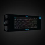Teclado Mecânico Gamer Logitech G PRO com Layout US, RGB LIGHTSYNC, Design TKL, Cabo Destacável e Switch Exclusivo GX Blue Clicky - Imagem 9