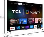 Google TV LED 65” TCL P735 4K UHD HDR DOLBY VISION - ATMOS, ALLM, com Wifi dual band e Bluetooth integrados, Comando de voz à distância, Google Assistant e borda ultrafina, Tamanho: GRANDE - Imagem 9