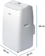 Ar-condicionado Portátil Inverter 14000 Btus Eos Slim Quente e Frio Eap14iqf 220v - Imagem 4