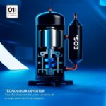 Ar-condicionado Portátil Inverter 14000 Btus Eos Slim Quente e Frio Eap14iqf 220v - Imagem 6