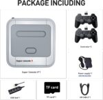 Kinhank Super Console X 256GB, Retro Game Console Built-in 117,000+ Games, Video Game Console Systems for 1080P/720P Output, Compatible with PS1/PSP/MAME/ATARI, WiFi/LAN, 2 Wireless Controllers - Imagem 7