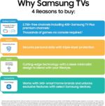 Samsung Smart TV QLED Q8F 4K UHD de 32 polegadas (modelo 2025) Processador Q4 AI, volume de cor 100% com ponto quântico, design AirSlim, conteúdo sem fim, Samsung Vision AI, Alexa integrada - Imagem 7