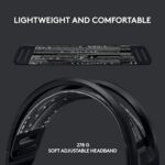 Headset Gamer Sem Fio Logitech G733 7.1 Dolby Surround com Tecnologia Blue VO!CE, RGB LIGHTSYNC, Drivers de Áudio Avançados e Bateria Recarregável para PC e PlayStation - Preto - Imagem 3