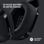 Headset Gamer Sem Fio Logitech G733 7.1 Dolby Surround com Tecnologia Blue VO!CE, RGB LIGHTSYNC, Drivers de Áudio Avançados e Bateria Recarregável para PC e PlayStation - Preto - Imagem 4