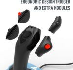 Thrustmaster TCA Officer Pack Airbus Edition - Sistema de controle de voo abrangente com sidestick e quadrante de aceleração para PC - Imagem 11