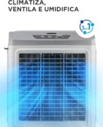 Climatizador de Ar Portátil 76L Cinza 3 em 1 Midea - Climatizador, Umidificador e Ventilador - Imagem 4