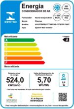 Hisense Ar Condicionado Split Inverter 12000 BTUs, Frio, R32, Wi-Fi, Branco, 220V - Imagem 6