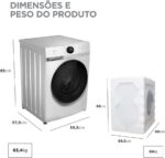 Lava e Seca 11kg Branca Slim HealthGuard Conectada - Imagem 4