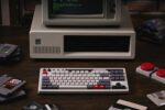 8Bitdo Retro Mechanical Keyboard, Bluetooth/2.4G/USB-C Hot Swappable Gaming Keyboard with 87 Keys, Dual Super Programmable Buttons for Windows and Android - N EditionQ - Imagem 10