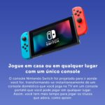 Nintendo, Console, Nintendo Switch, Nacional, V2, Portátil e Doméstico, Bateria de até 9 Horas, Inclui Joy-Con com Suporte e Alças, 1 ano de Garantia, Azul Neon e Vermelho Neon - Imagem 3