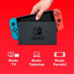 Nintendo, Console, Nintendo Switch, Nacional, V2, Portátil e Doméstico, Bateria de até 9 Horas, Inclui Joy-Con com Suporte e Alças, 1 ano de Garantia, Azul Neon e Vermelho Neon - Imagem 4