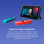 Nintendo, Console, Nintendo Switch, Nacional, V2, Portátil e Doméstico, Bateria de até 9 Horas, Inclui Joy-Con com Suporte e Alças, 1 ano de Garantia, Azul Neon e Vermelho Neon - Imagem 5