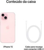 Apple iPhone 15 (256 GB) — Rosa - Imagem 6