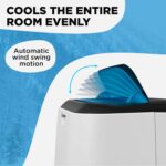 AIRO COMFORT Ar condicionado portátil 14000 BTU para sala de 700 m², unidade CA de chão com controle remoto e kit de instalação DYI - Imagem 7
