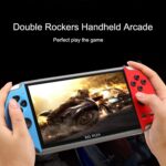 CASSONRM X12 Plus Console de videogame de 7 polegadas integrado para 1000 jogos Joystick duplo portátil de 16 GB Controlador de jogo Spupport Saída AV Cartão TF Música E-book - Imagem 7