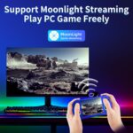 RG40XX H Consoles de jogos portáteis retrô, console de jogos, portátil, sistema Linux de 64 bits, tela IPS de 4 polegadas, Cortex-A53, suporta WiFi, Bluetooth, HD, saída de TV azul - Imagem 4