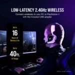 Headset Gamer Premium Corsair Void RGB Elite Wireless com 7.1 Surround - Preto CA-9011201-NA, 1,5 - Imagem 5