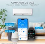 Ar Condicionado 12000 Btus Split Hi Wall Inverter Midea Quente e Frio Ai Ecomaster 220v - Imagem 3