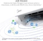 Ar Condicionado 12000 Btus Split Hi Wall Inverter Midea Quente e Frio Ai Ecomaster 220v - Imagem 9