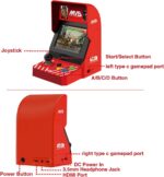 UNICO MVS Mini Arcade and Red Gamepad with Pre-Loaded 45 SNK Retro Games - Imagem 6