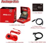 UNICO MVS Mini Arcade and Red Gamepad with Pre-Loaded 45 SNK Retro Games - Imagem 7