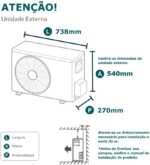Ar-Condicionado Split HW Inverter Elgin Eco Star 12.000 BTUs R-32 Só Frio 127V - Imagem 6