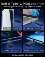 Havit Fone de Ouvido Gamer Five-Mode Fuxi-H7 Black, Sem fio e Com Fio, Wireless 2,4GHz, Bluetooth, USB, Cabo 3,5mm, Falante de 40 mm, Microfone Destacável com Cancelamento de Ruído - Imagem 6
