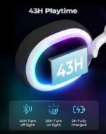 Havit Fone de Ouvido Gamer Five-Mode Fuxi-H7 Black, Sem fio e Com Fio, Wireless 2,4GHz, Bluetooth, USB, Cabo 3,5mm, Falante de 40 mm, Microfone Destacável com Cancelamento de Ruído - Imagem 7