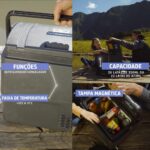 Geladeira Portátil para Caminhão 18 Litros 12/24V Resfriar - Imagem 4