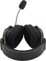 Headset Gamer Redragon Harry Potter Zeus Hogwart’s RGB Special Edition Preto e Dourado Surround 7.1 Virtual com Kit de Customização HP-510 RGB - Imagem 5