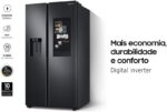 Geladeira Samsung Side By Side Black Premium 608 Litros 127V RS58T5561B1/AZ - Imagem 4
